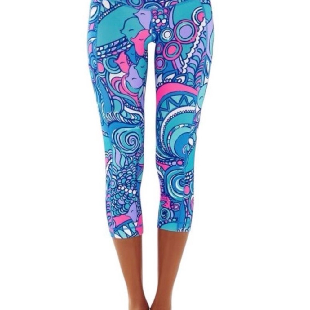 Lilly Pulitzer Luxletic Weekender Leggings Size Large